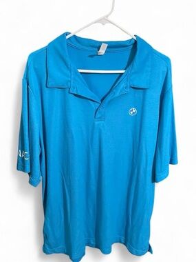 BMW Men’s Performance Polo Golf Shirt Blue Men’s XL